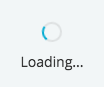 Loading animation